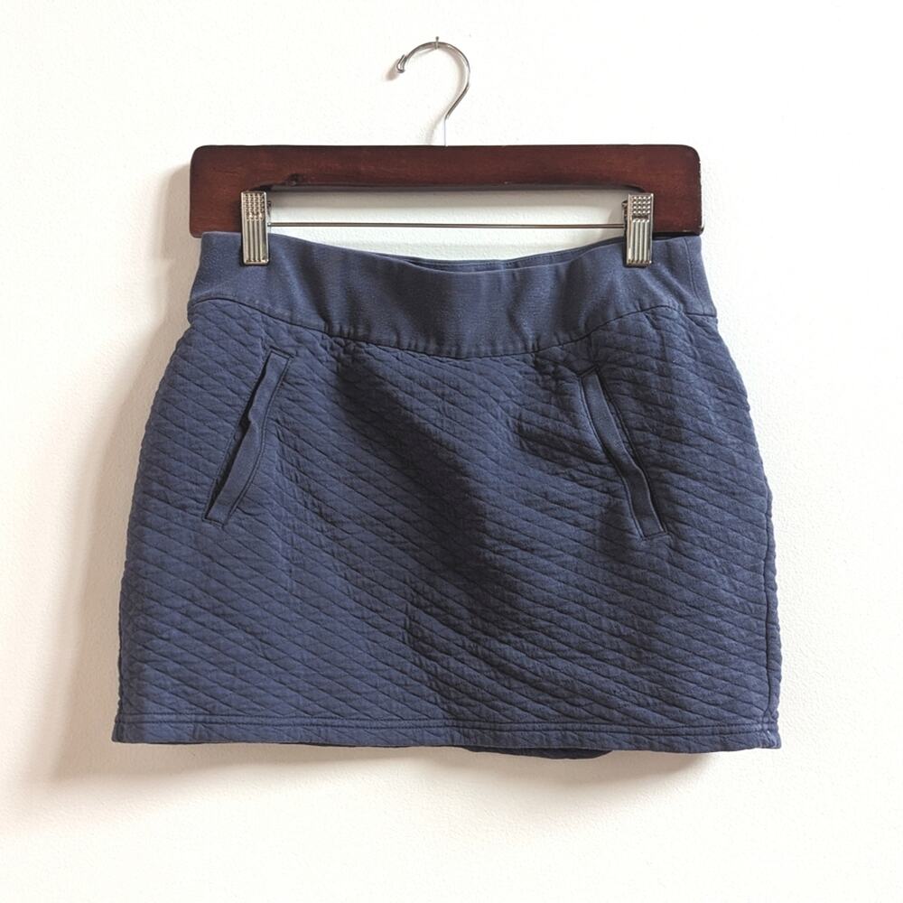 Columbia Mini Skirt Women's Sz Small Blue Quilted